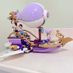 Lego Elves flapping wings flying ship (lego 41184) with box and instructions